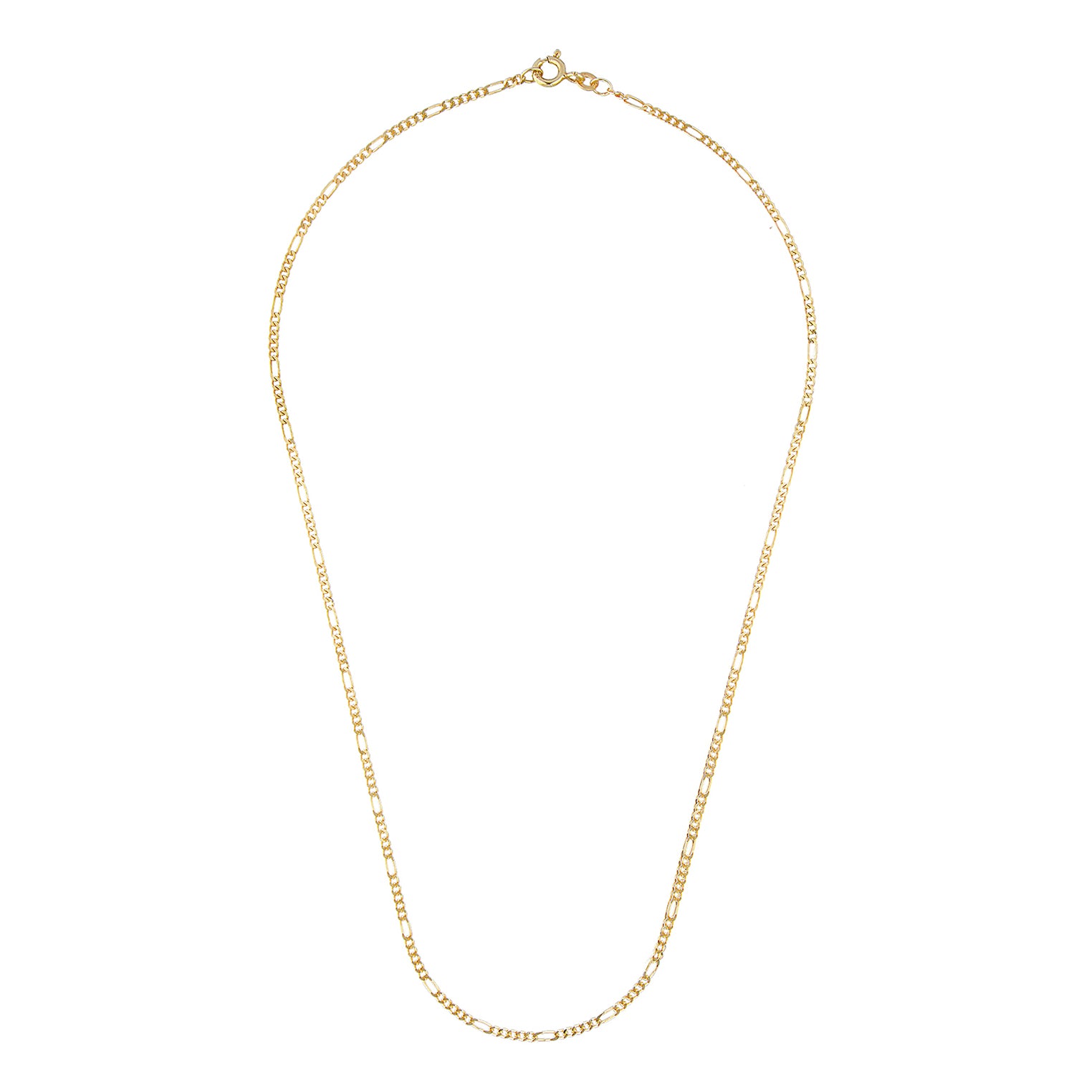Gold - Elli PREMIUM | Figaro-Halskette | 333 Gelbgold