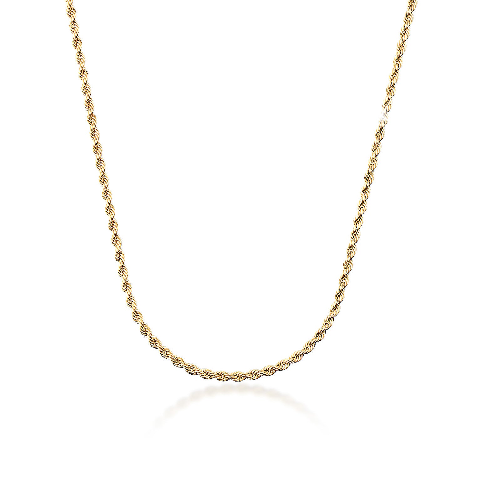 Gold - Elli PREMIUM | Kordel-Halskette | 333 Gelbgold