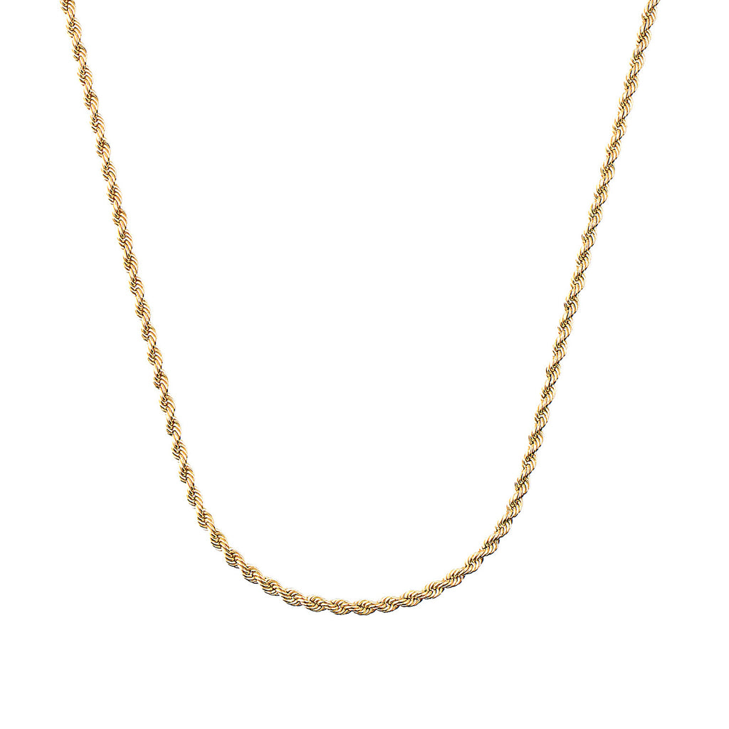 Gold - Elli PREMIUM | Kordel-Halskette | 333 Gelbgold