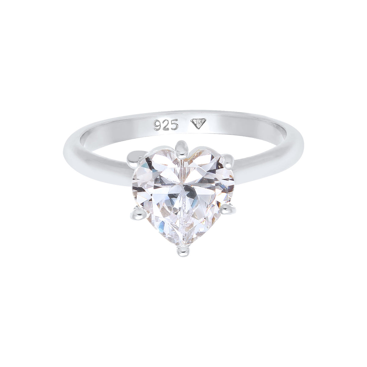 Silber - Elli | Ring | Zirkonia (Weiß) | 925er Sterling Silber