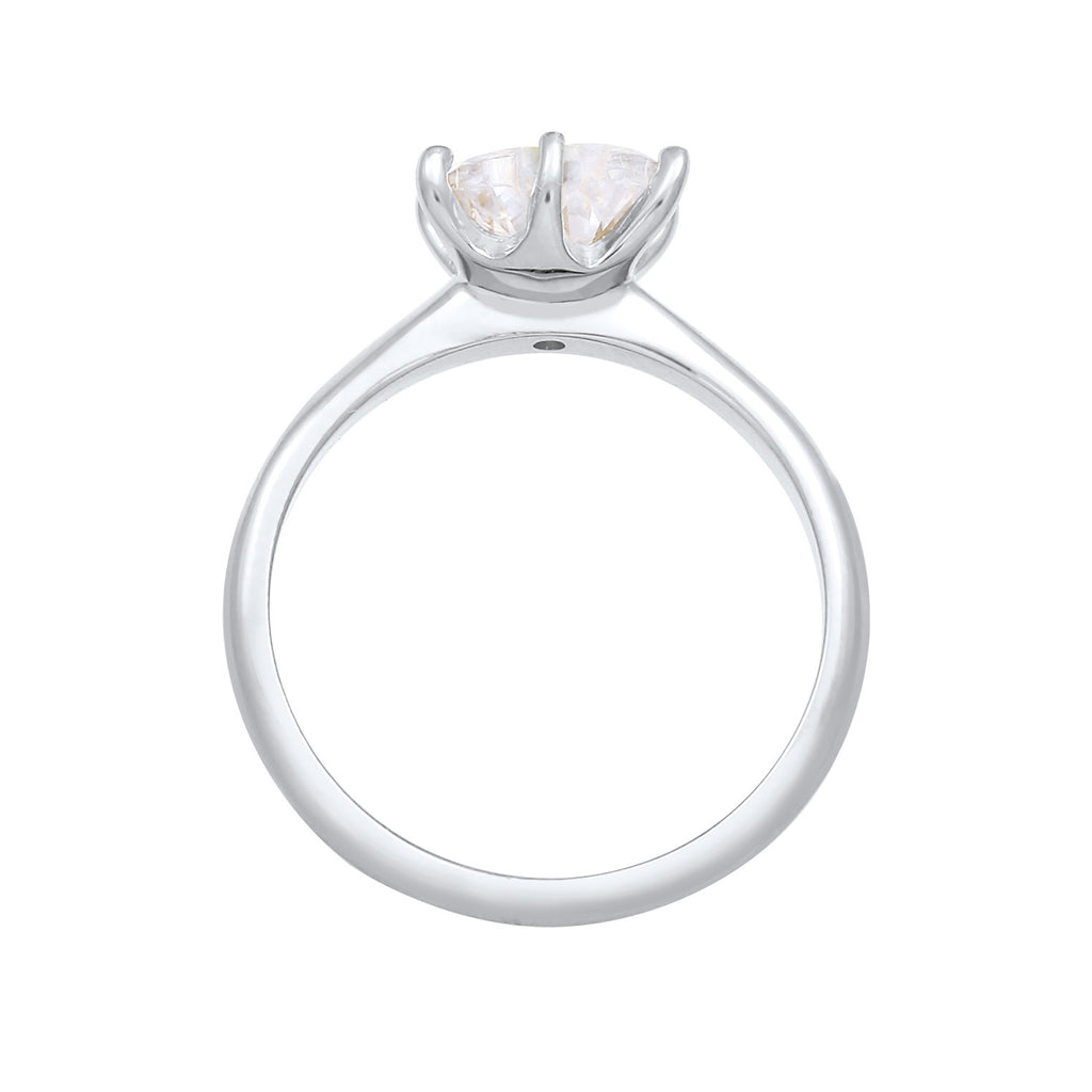 Silber - Elli | Ring | Zirkonia (Weiß) | 925er Sterling Silber