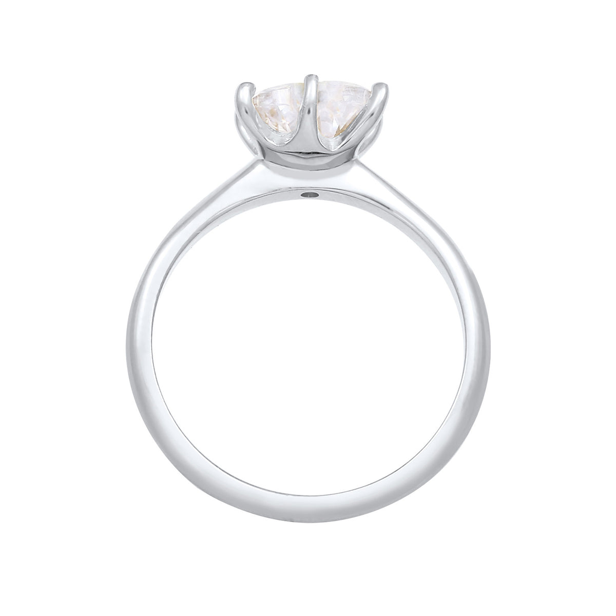 Silber - Elli | Ring | Zirkonia (Weiß) | 925er Sterling Silber