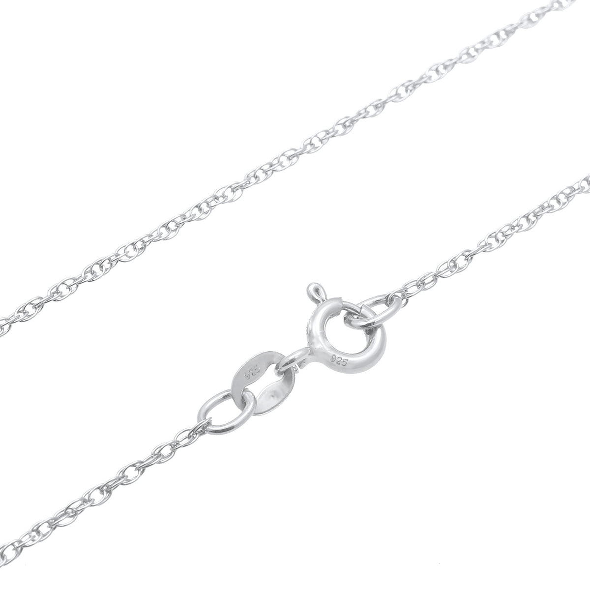 Silber - Elli | Halskette | Zirkonia (Weiß) | 925er Sterling Silber