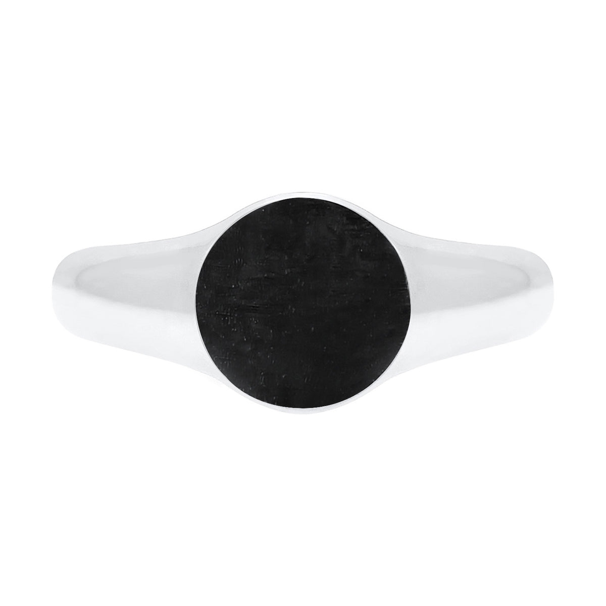 Schwarz - Elli | Siegelring | 925er Sterling Silber