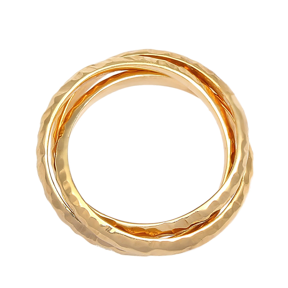 Gold - Elli | Ring | 925 Sterling Silber vergoldet
