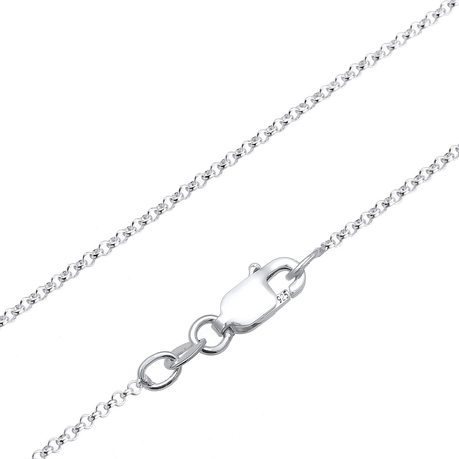 Silber - Elli DIAMONDS | Halskette Schmetterling | Diamant ( Weiß, 0,105 ct ) | 925er Sterling Silber