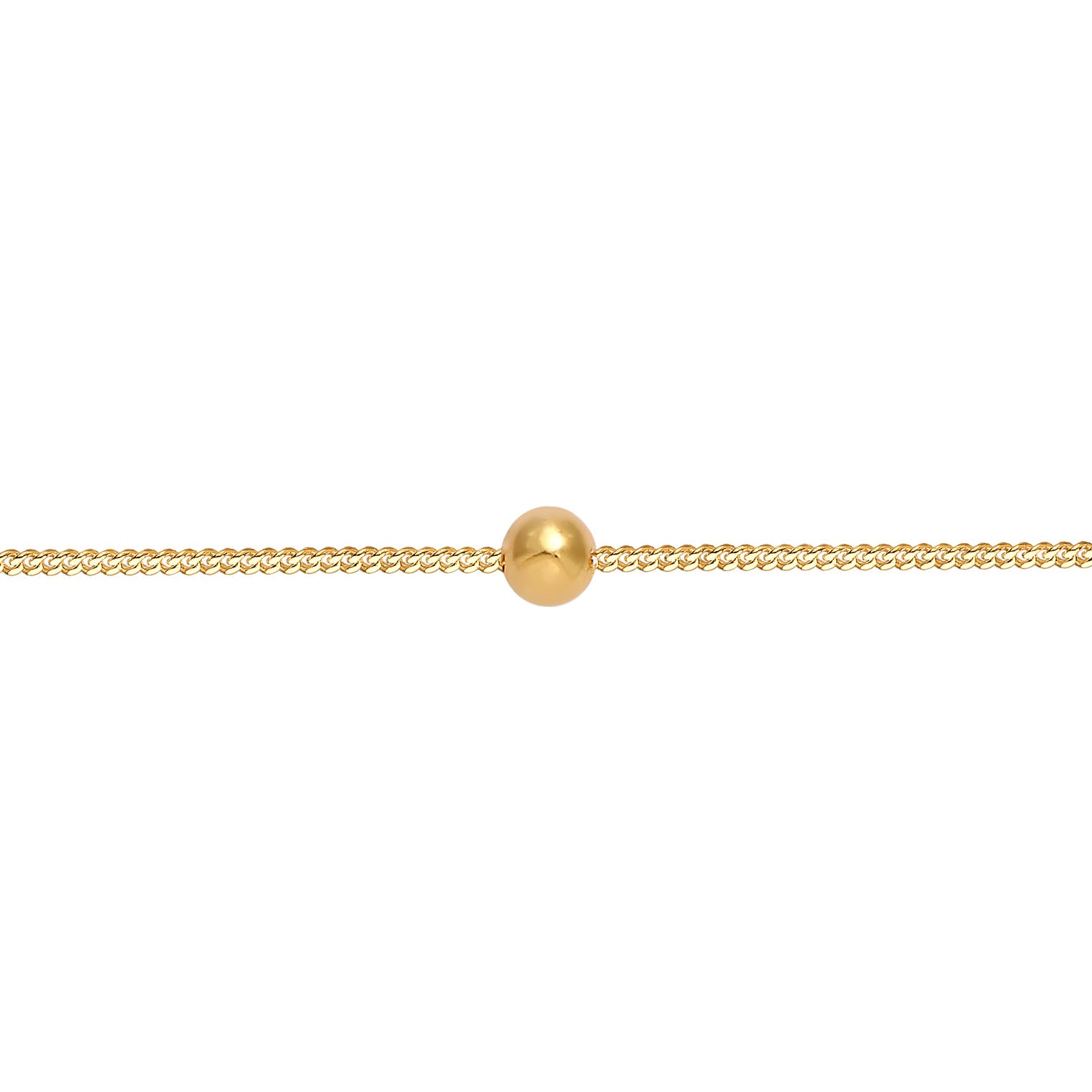 Gold - Elli | Choker Kugel Geo | 925 Sterling Silber vergoldet