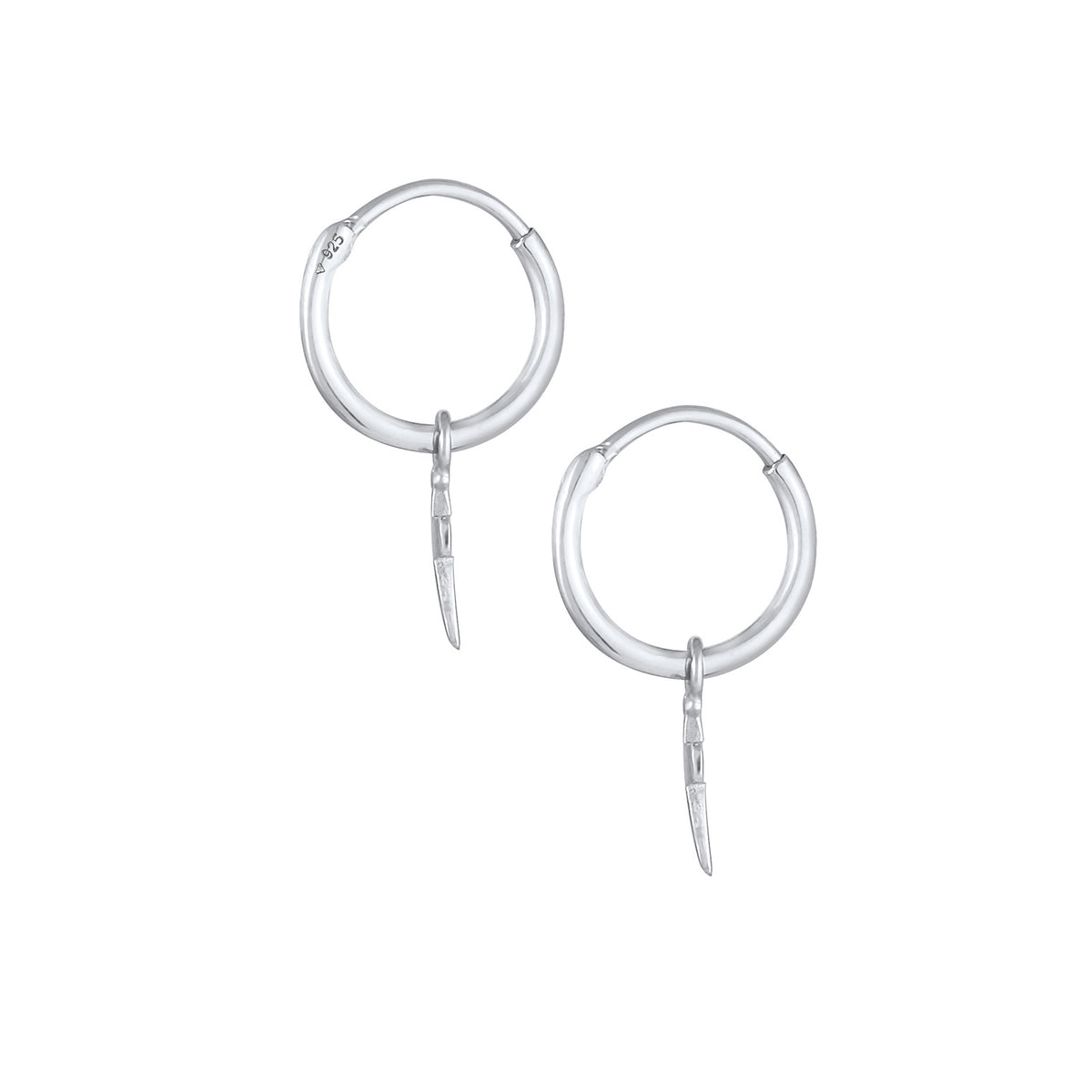 Silber - Elli | Ohrhänger Kreuz | 925er Sterling Silber