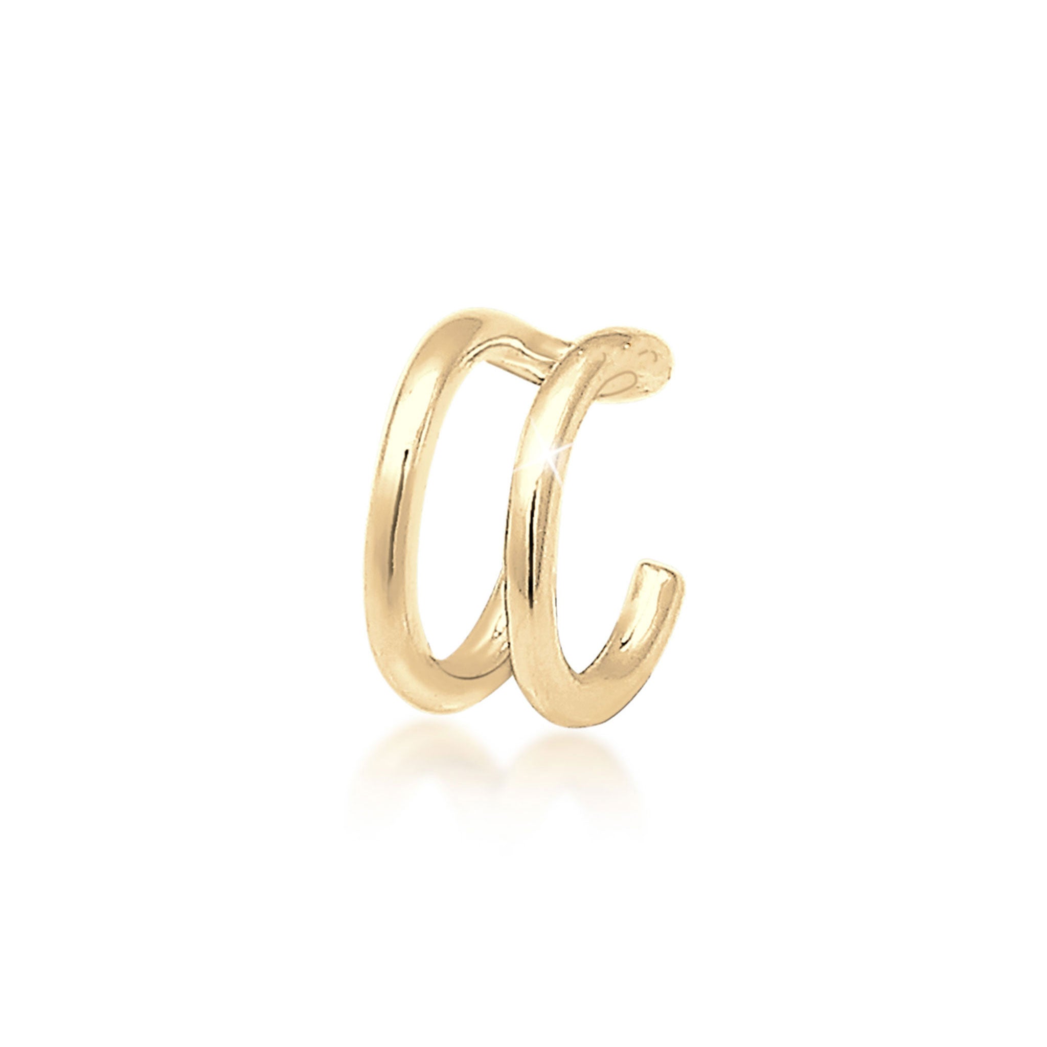Gold - Elli PREMIUM | Single Earcuff | 375 Gelbgold