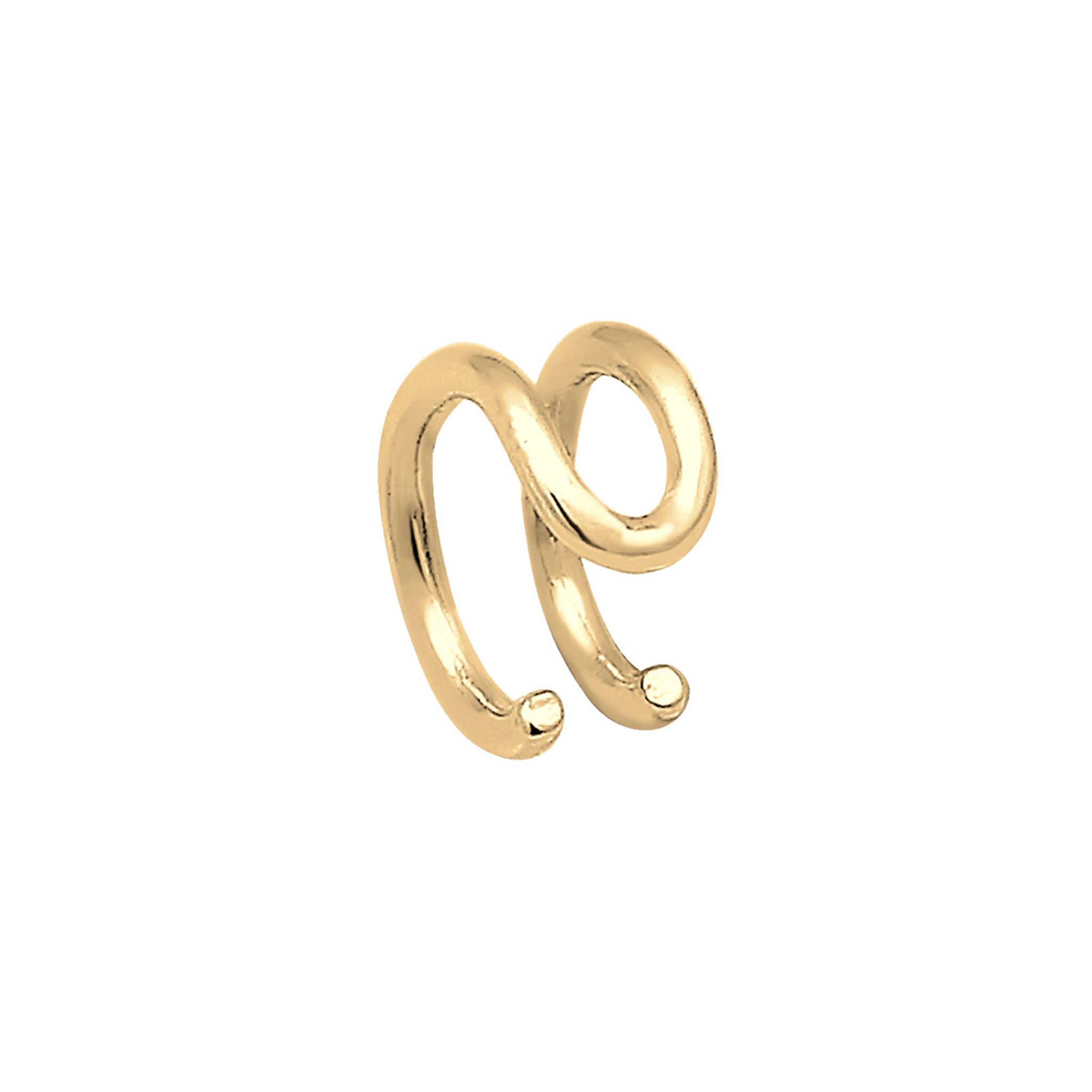 Gold - Elli PREMIUM | Single Earcuff | 375 Gelbgold
