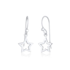 Silber - Elli | Ohrhänger Astro | 925er Sterling Silber