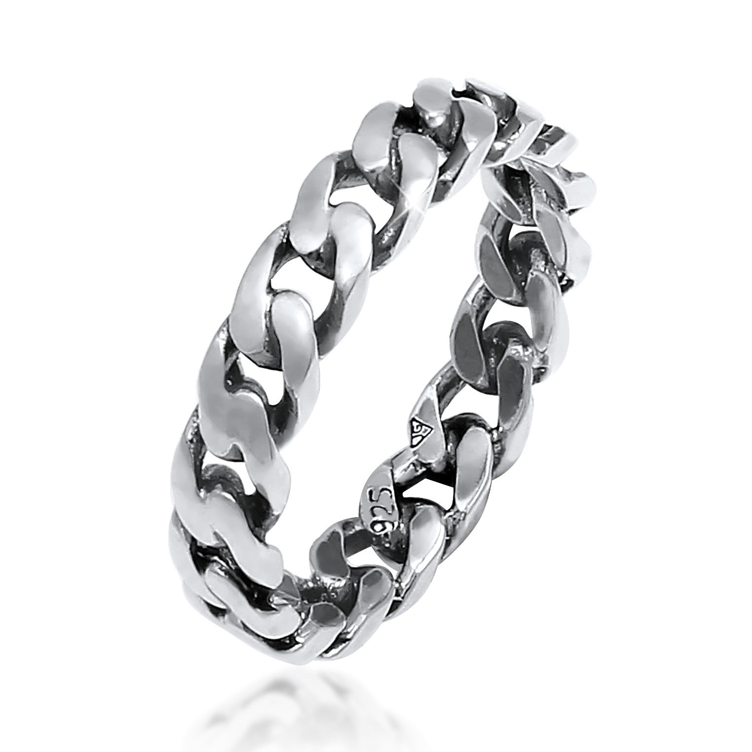 Schwarz - Elli | Ring Twisted | 925er Sterling Silber