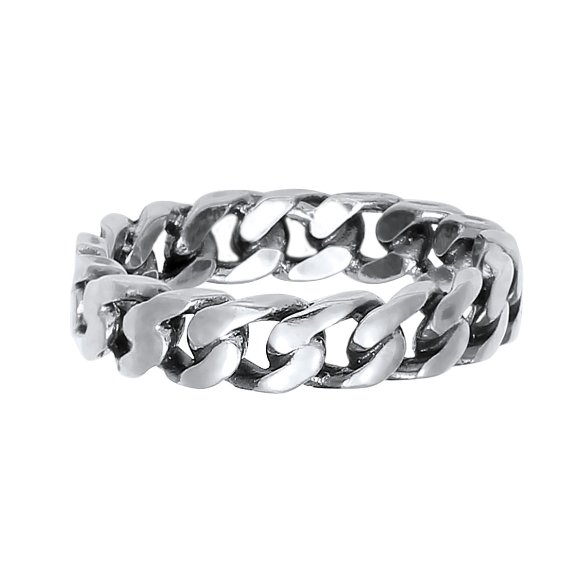 Schwarz - Elli | Ring Twisted | 925er Sterling Silber