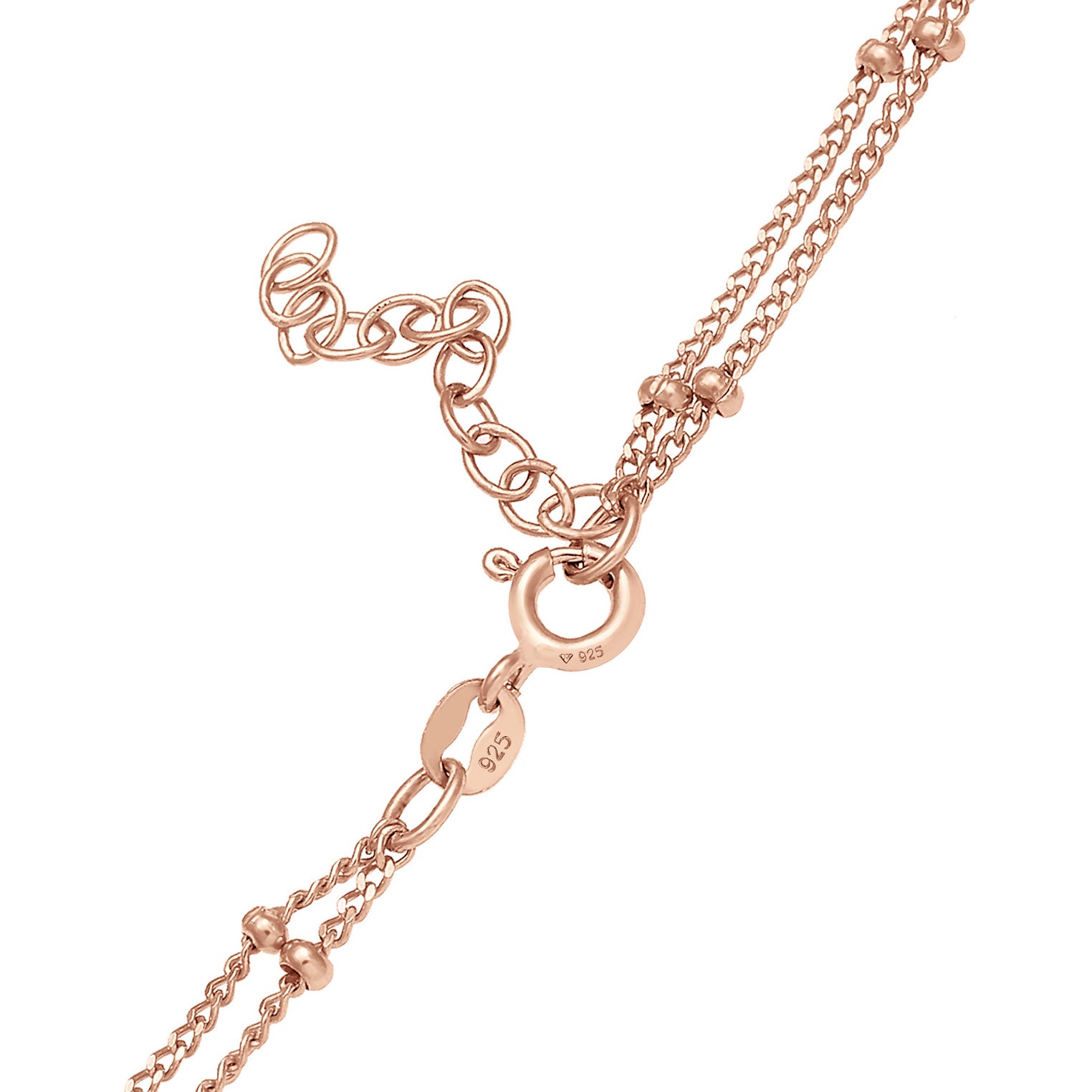 Roségold - Elli | Layer-Choker | 925 Sterling Silber Rosegold