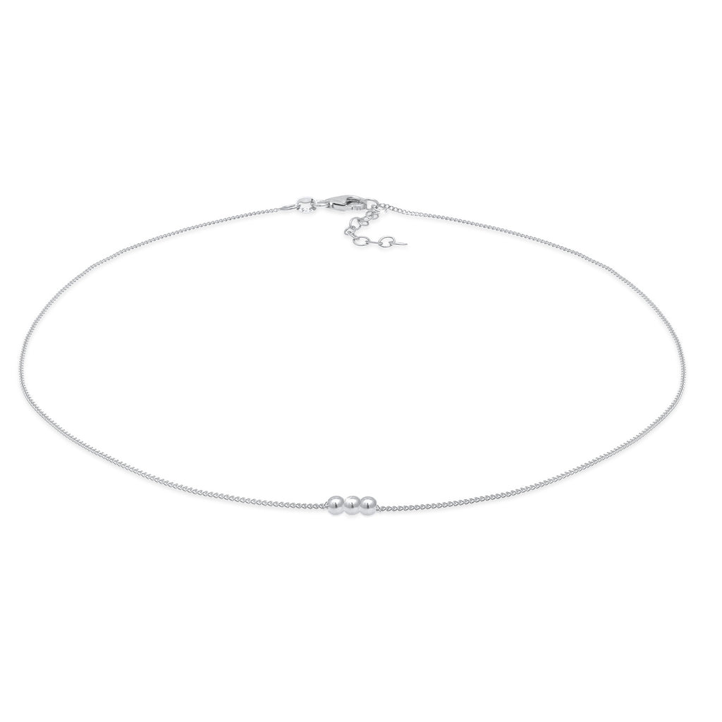 Silber - Elli | Choker Kugeln Basic | 925 Sterling Silber