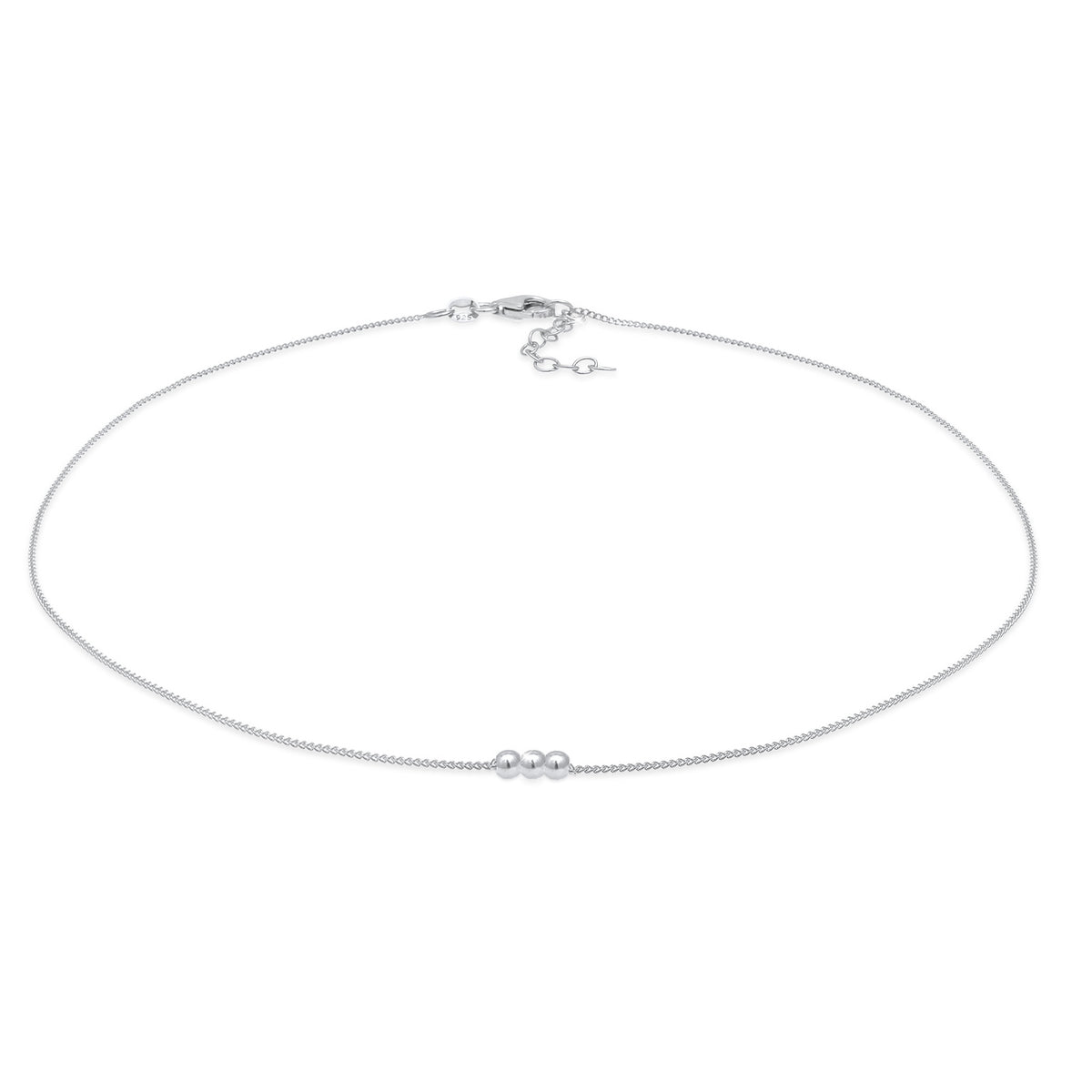 Silber - Elli | Choker Kugeln Basic | 925 Sterling Silber