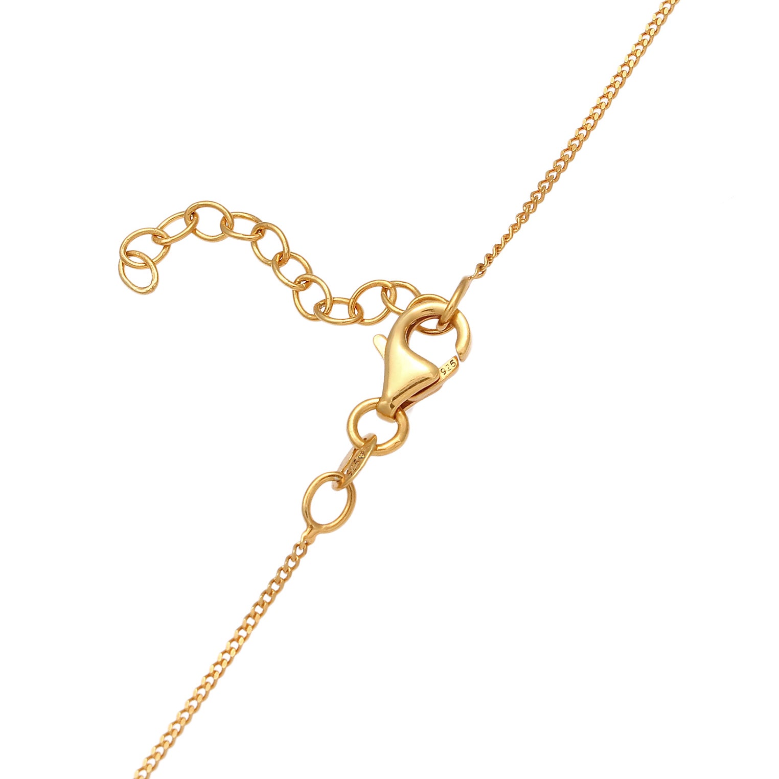 Gold - Elli | Choker Kugeln Basic | 925 Sterling Silber vergoldet