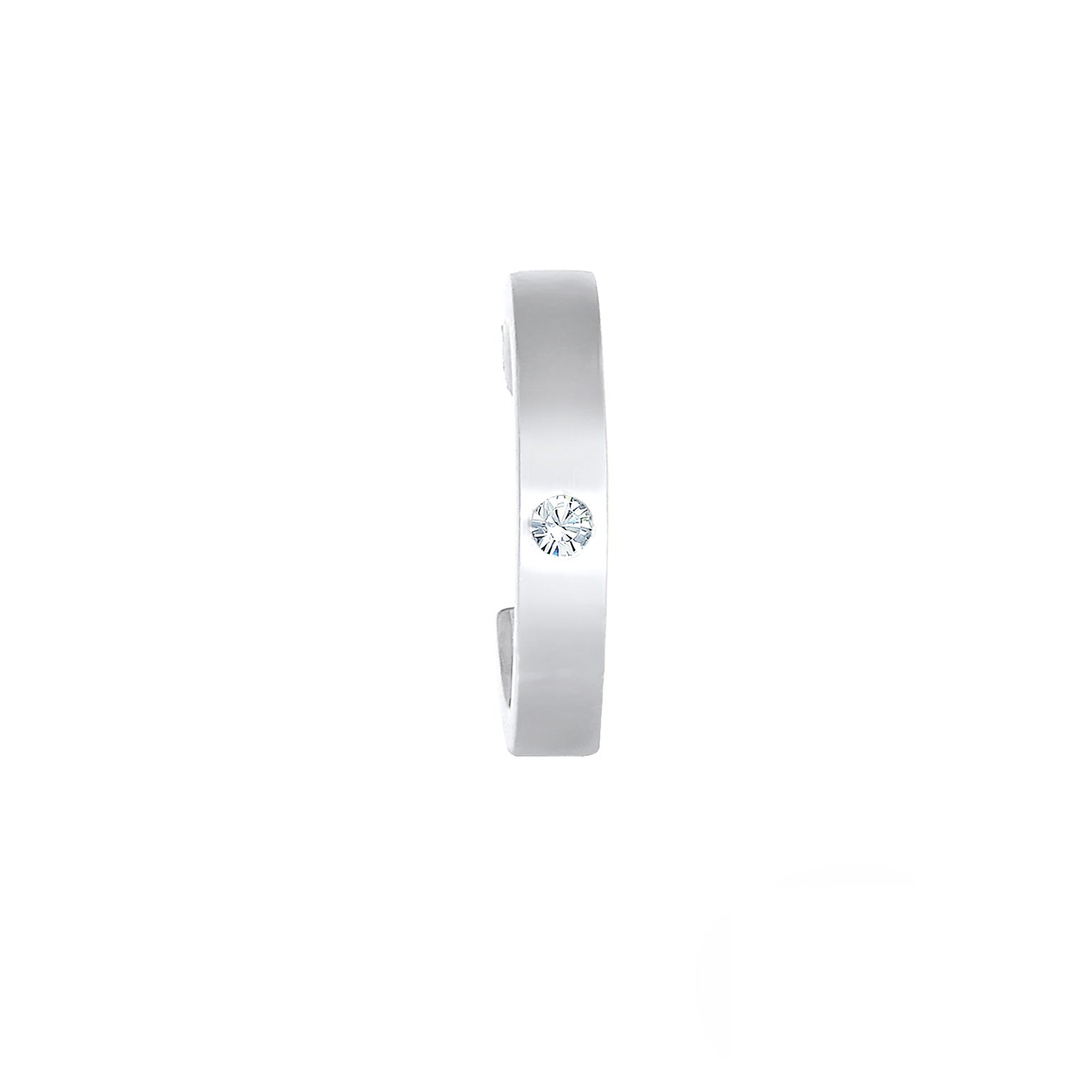 Silber - Elli | Single Earcuff | Kristall | 925er Sterling Silber