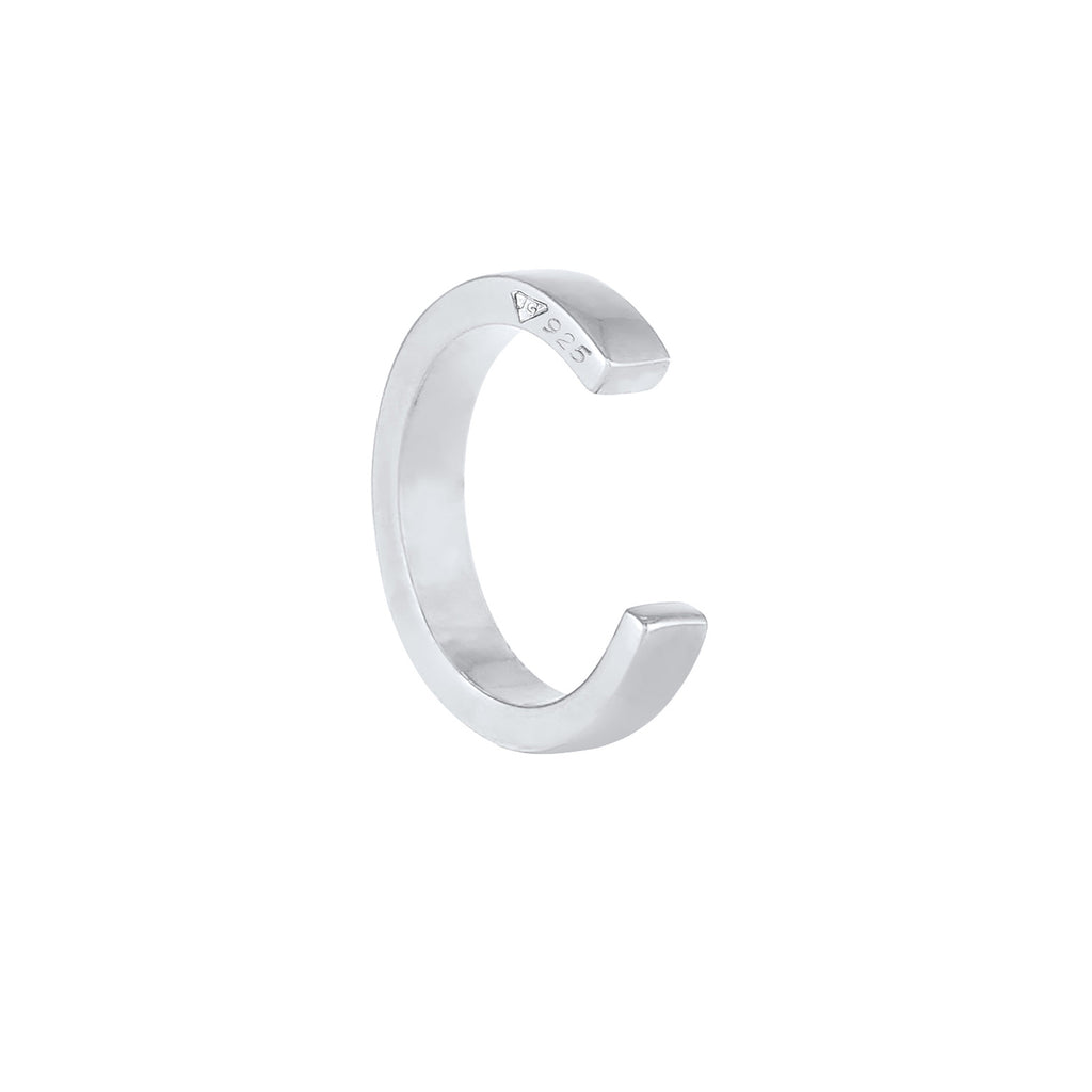 Silber - Elli | Single Earcuff | Kristall | 925er Sterling Silber