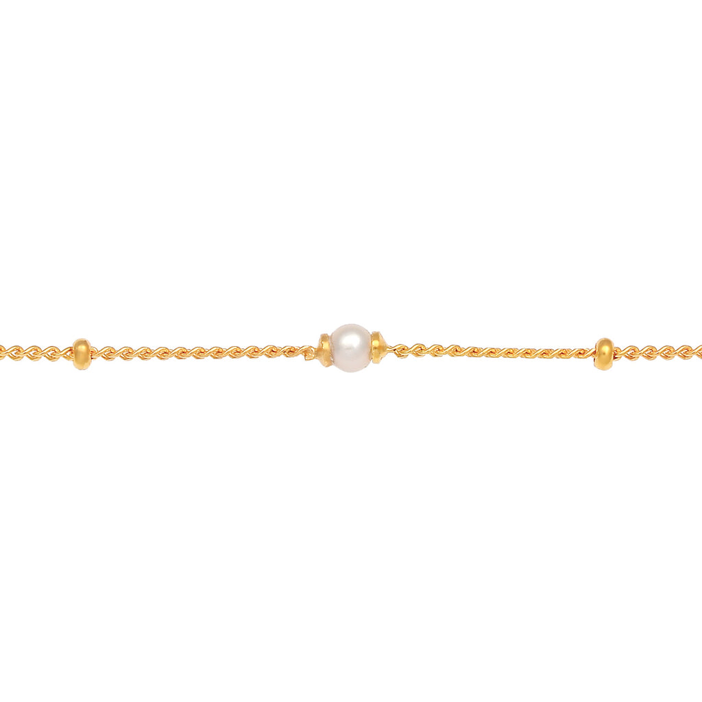 Gold - Elli | Choker | Süßwasserzuchtperlen | 925 Sterling Silber vergoldet