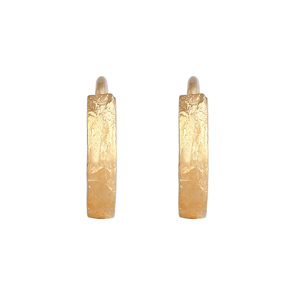 Gold - Elli | Creole | 925 Sterling Silber vergoldet