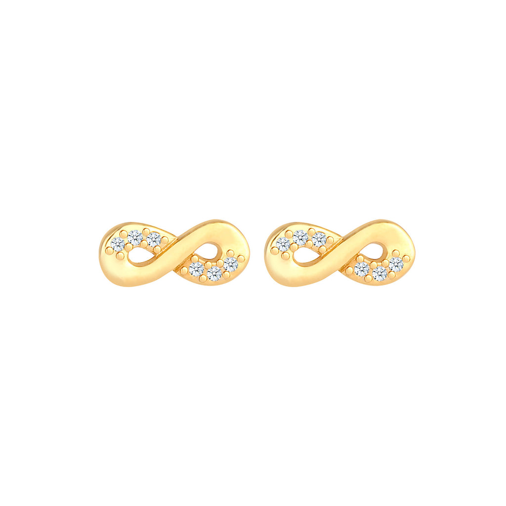 Gold - Elli DIAMONDS | Ohrstecker | Diamant ( Weiß, 0,06 ct ) | 585 Gelbgold