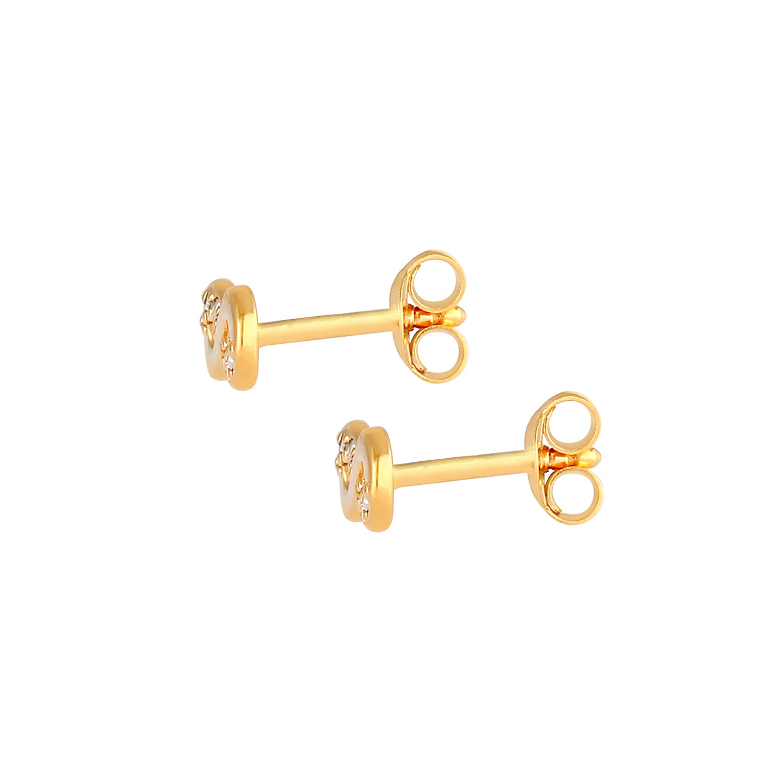 Gold - Elli DIAMONDS | Ohrstecker | Diamant ( Weiß, 0,06 ct ) | 585 Gelbgold