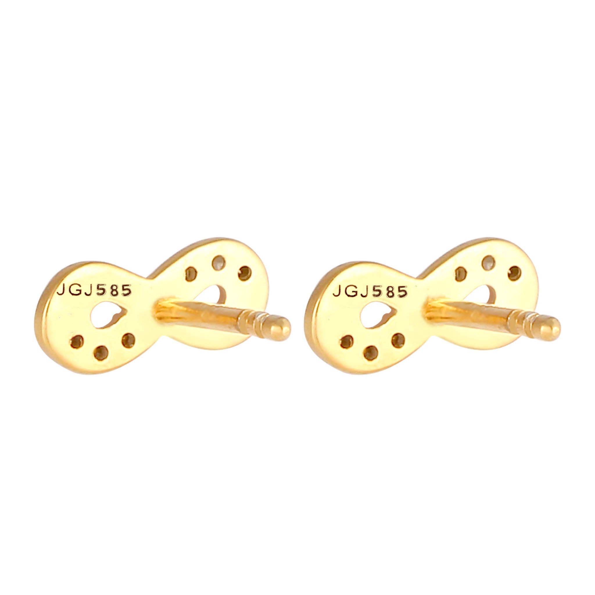 Gold - Elli DIAMONDS | Ohrstecker | Diamant ( Weiß, 0,06 ct ) | 585 Gelbgold