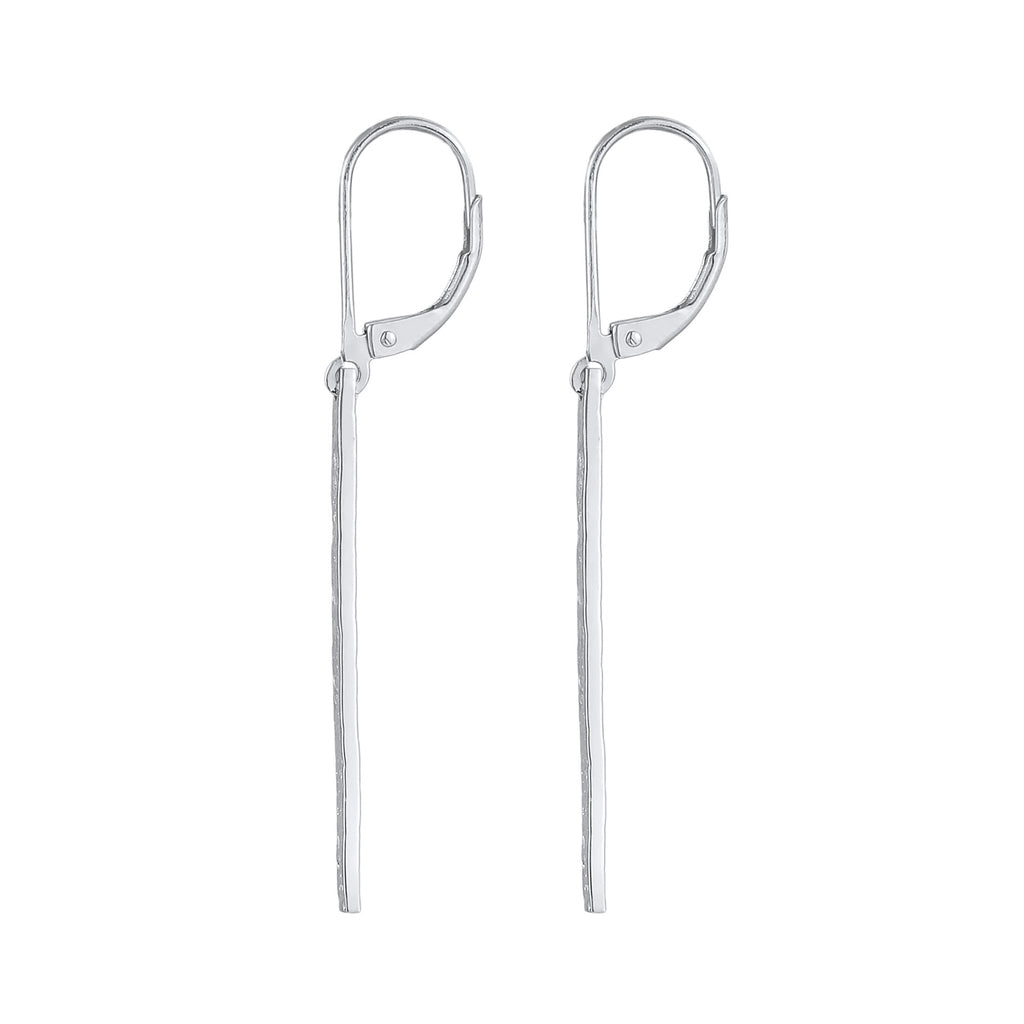 Silber - Elli | Ohrhänger Geo | 925er Sterling Silber