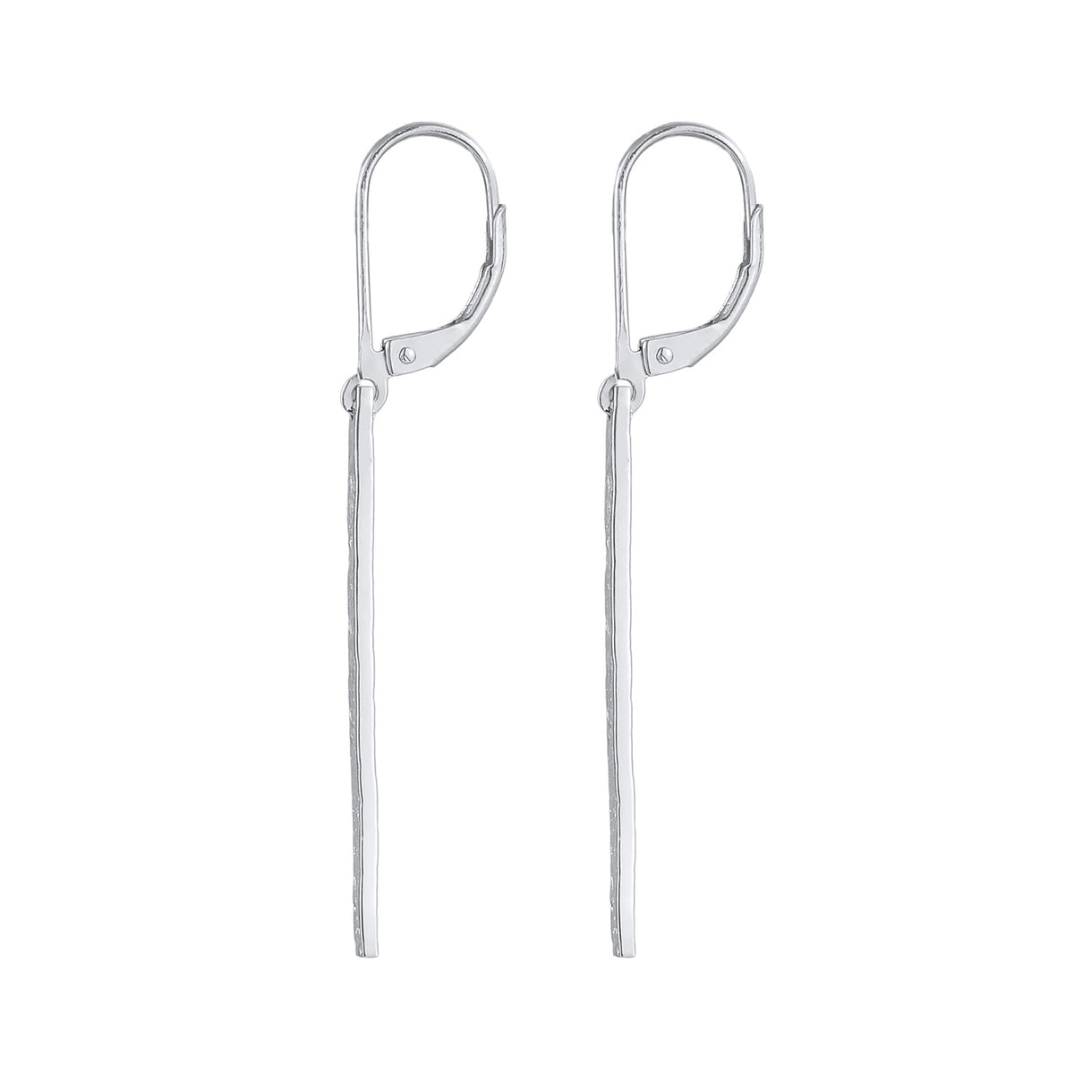 Silber - Elli | Ohrhänger Geo | 925er Sterling Silber