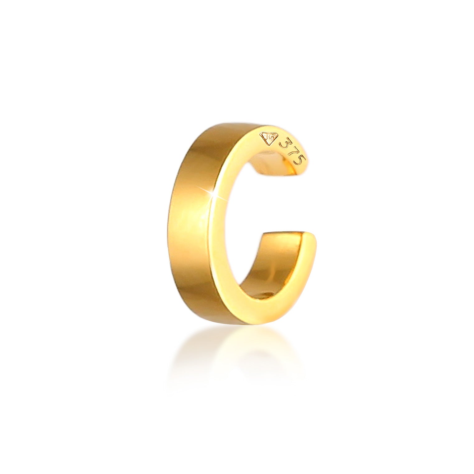 Gold - Elli PREMIUM | Single Earcuff | 375 Gelbgold