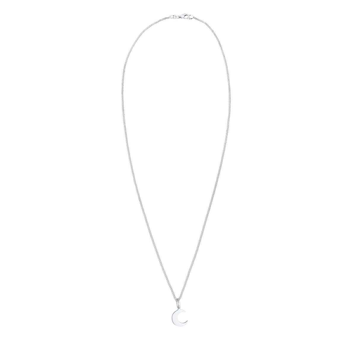 Silber - Elli | Halskette Halbmond | 925 Sterling Silber