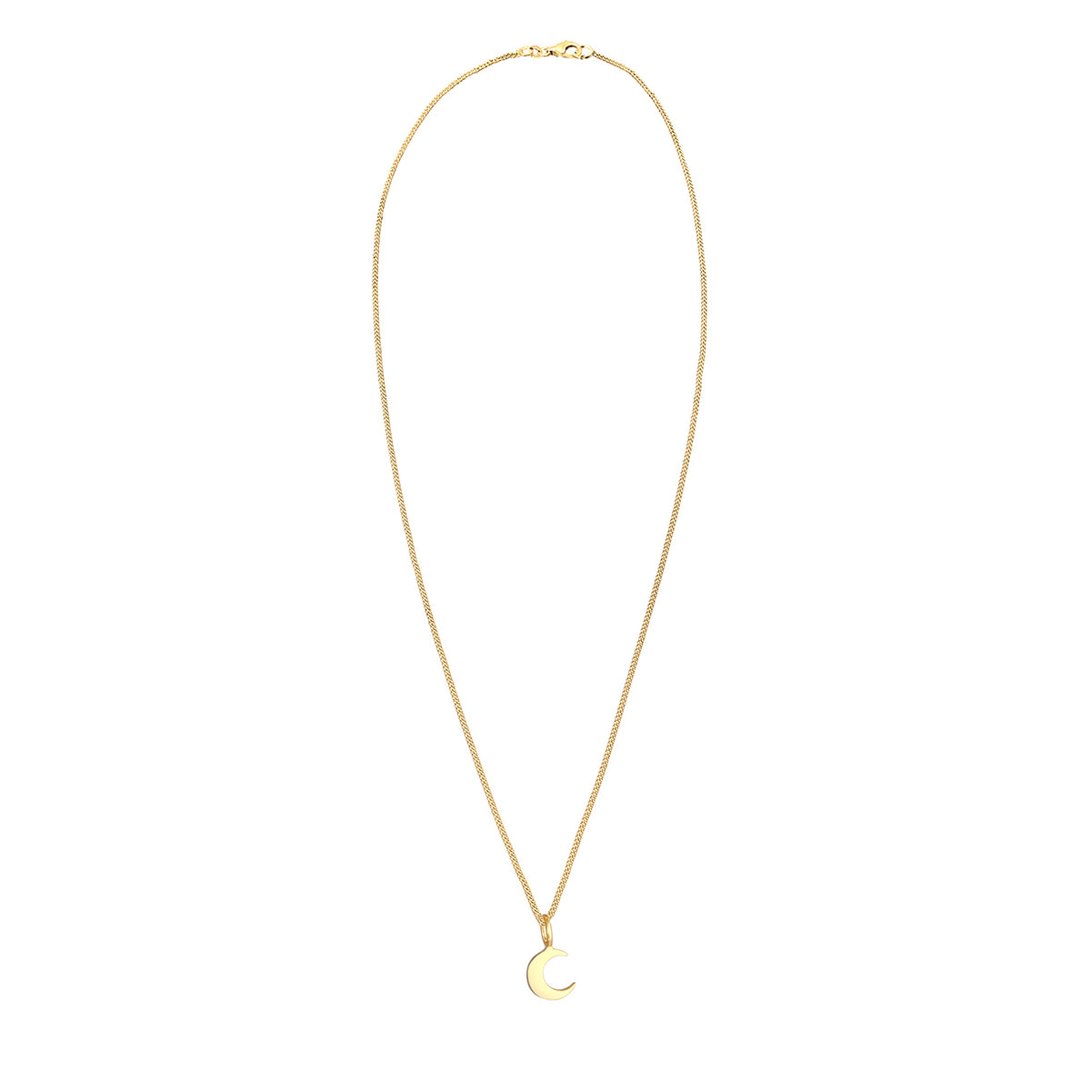 Gold - Elli | Halskette Halbmond | 925 Sterling Silber vergoldet