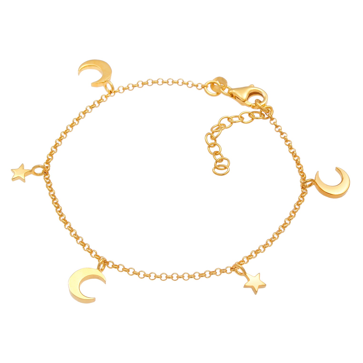 Gold - Elli | Armband Astro | 925 Sterling Silber vergoldet