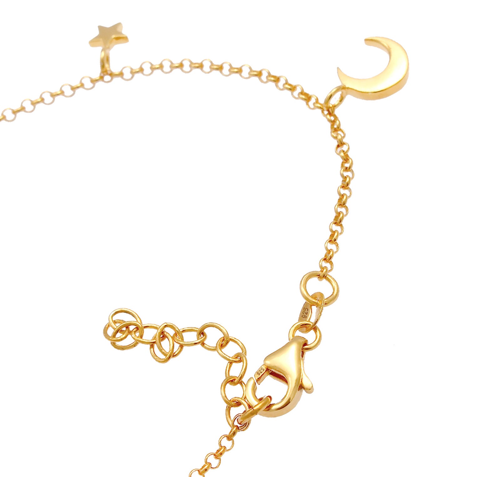 Gold - Elli | Armband Astro | 925 Sterling Silber vergoldet