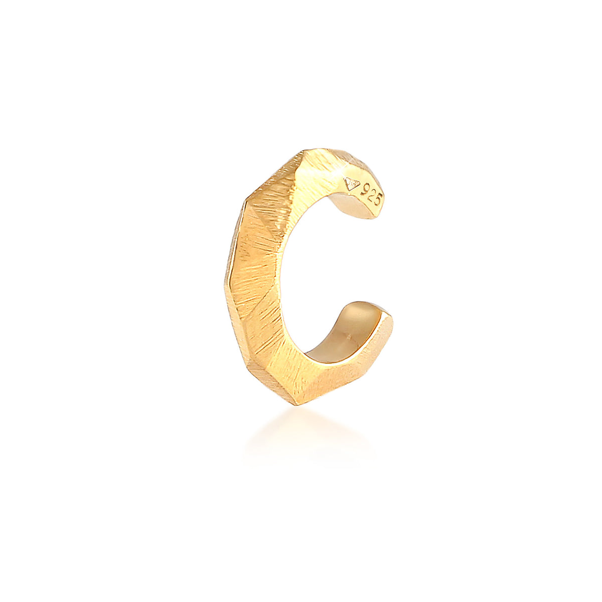Gold - Elli | Earcuff | 925 Sterling Silber vergoldet