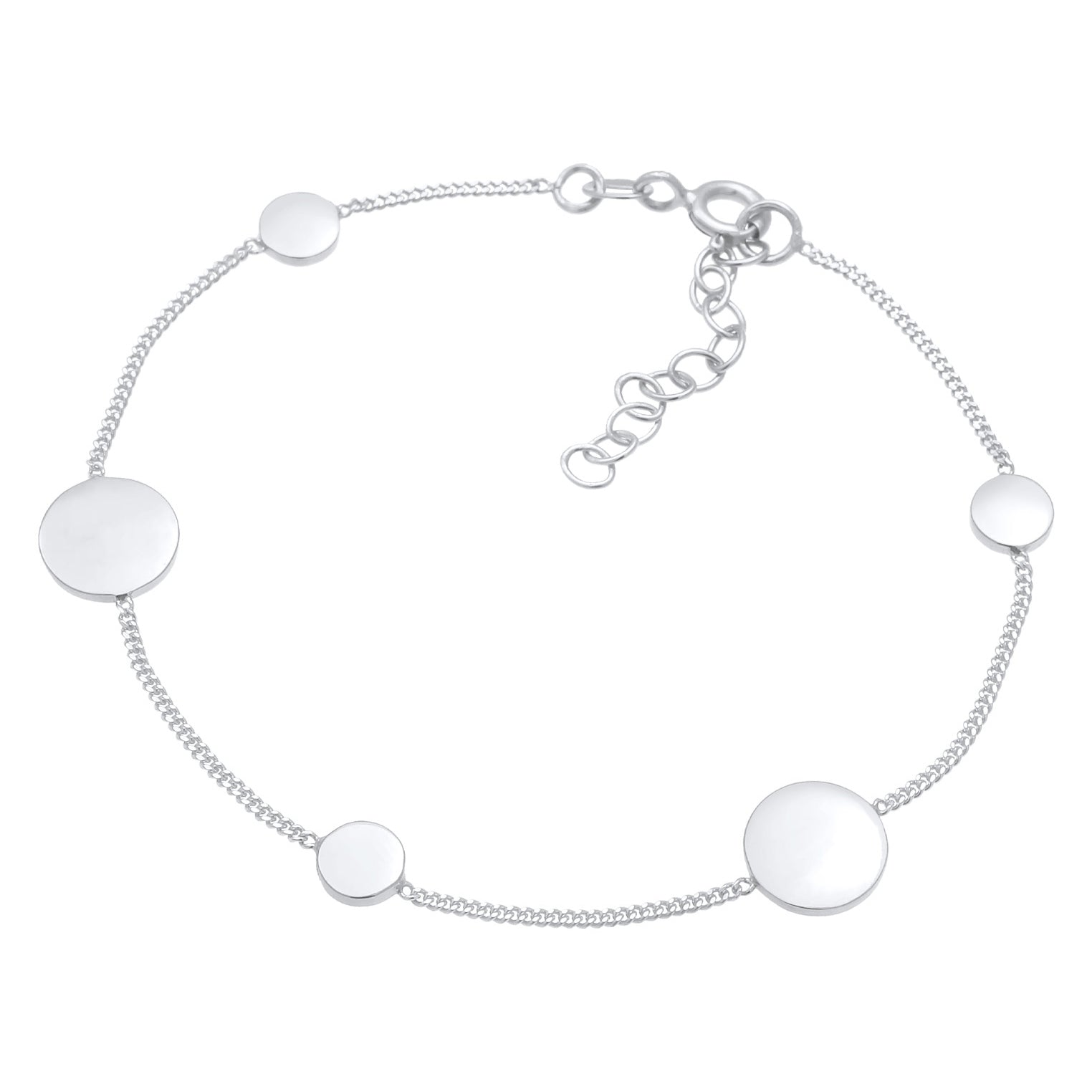 Silber - Elli | Armband Kreis | 925er Sterling Silber