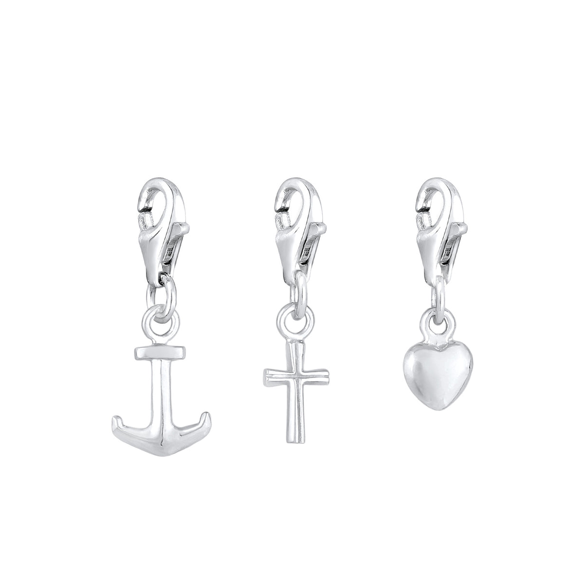 Silber - Nenalina | Charm Anker | 925er Sterling Silber