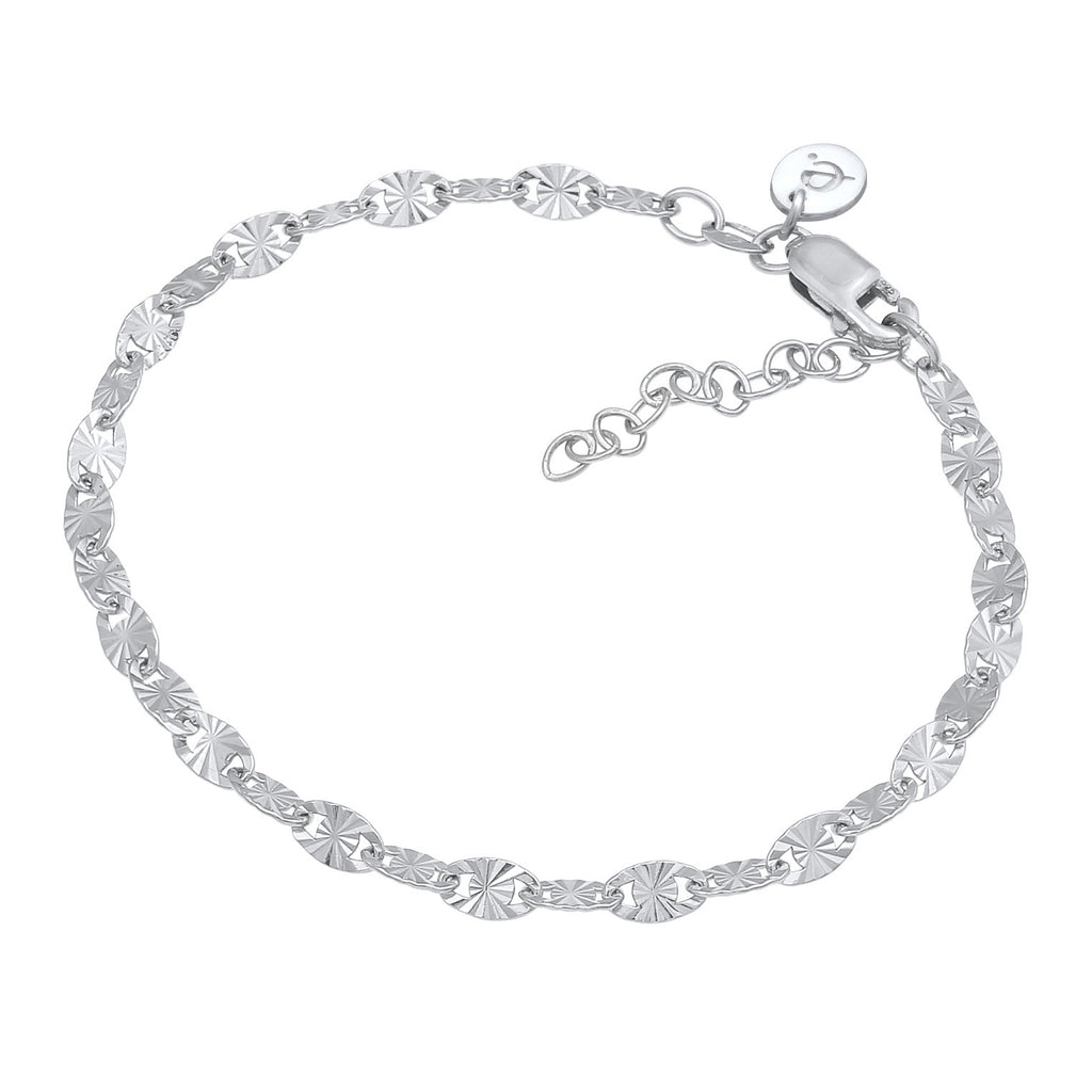 Silber - Elli PREMIUM | Vintage-Gliederarmband | 925er Sterling Silber