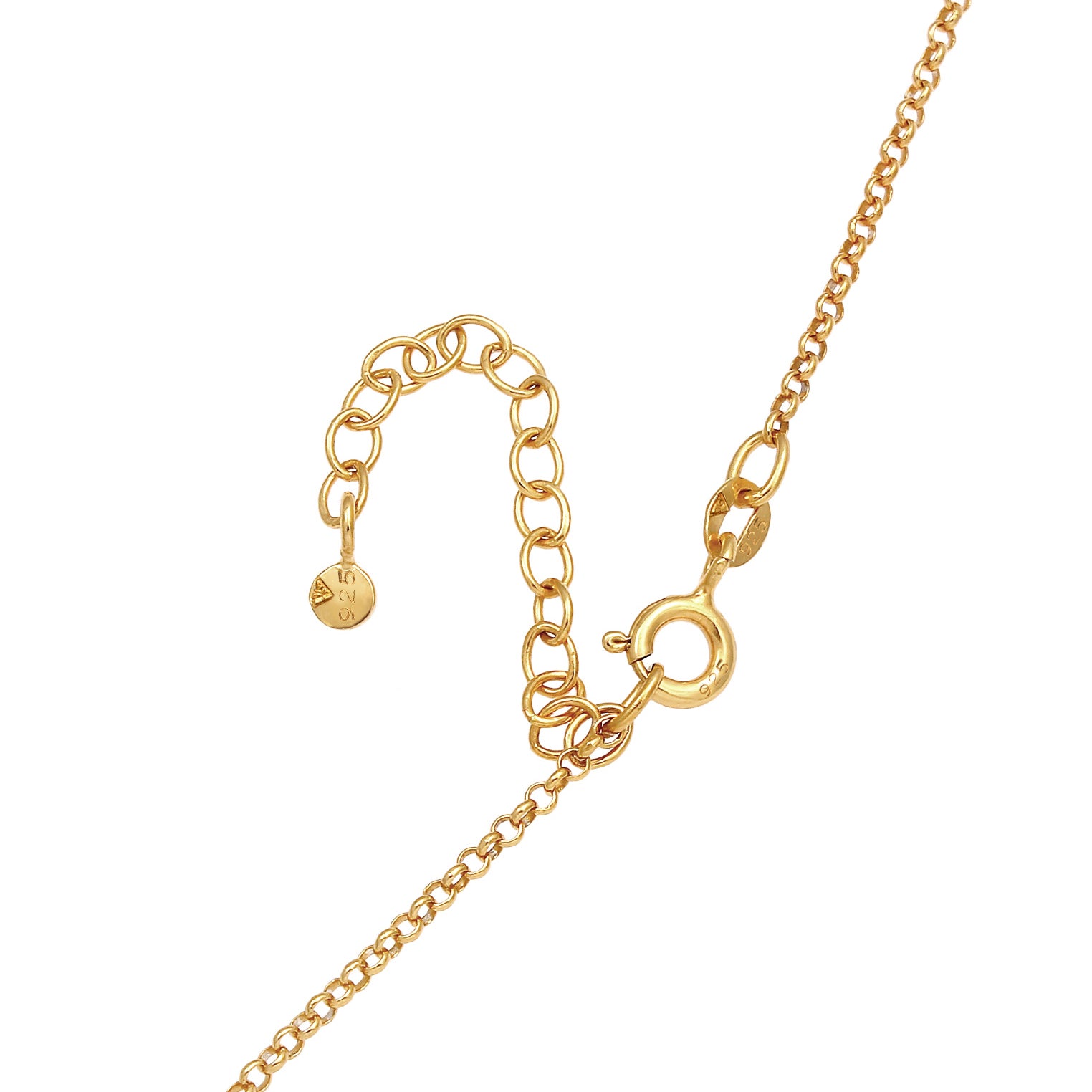 Gold - Elli | Choker Coin | 925 Sterling Silber vergoldet