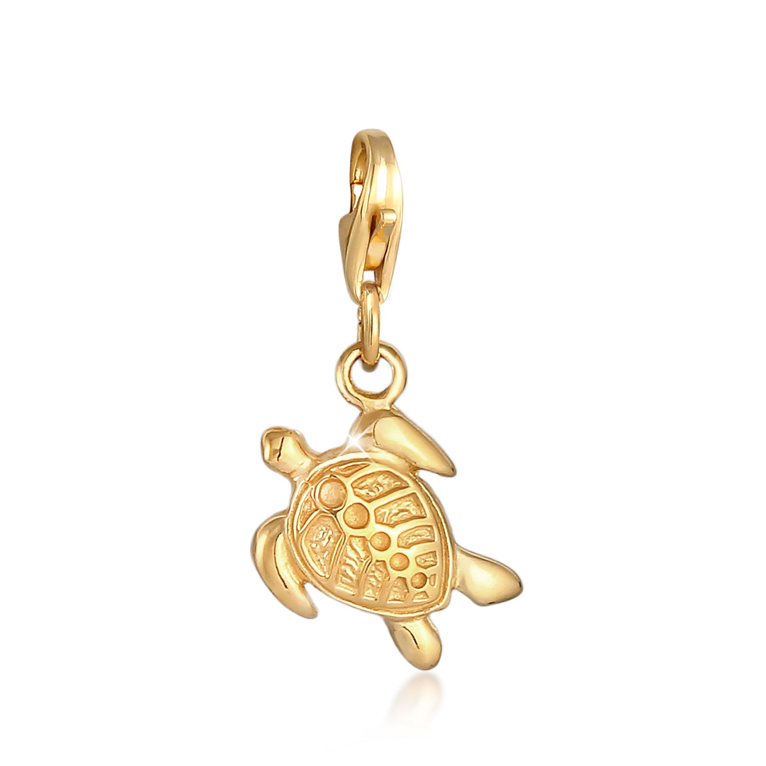 Gold - Nenalina | Charm Schildkröte | 925 Sterling Silber vergoldet