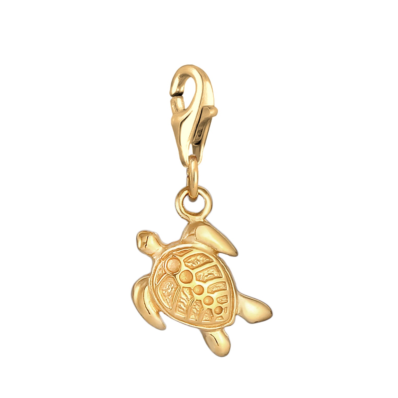 Gold - Nenalina | Charm Schildkröte | 925 Sterling Silber vergoldet