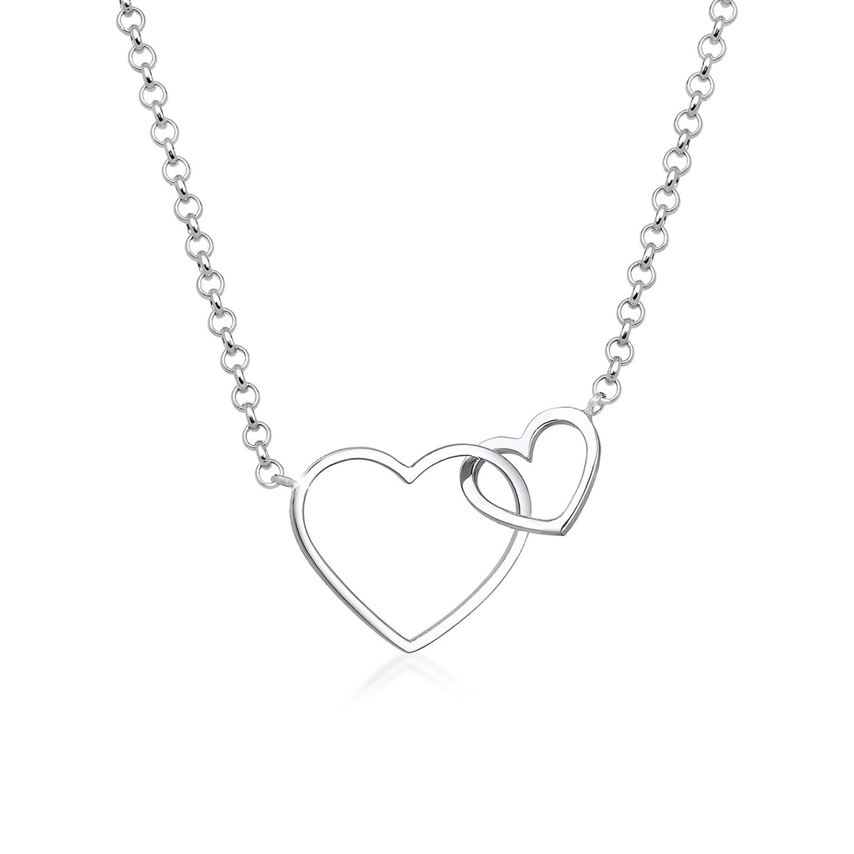 Silber - Elli | Halskette Herz | 925er Sterling Silber