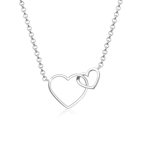 Silber - Elli | Halskette Herz | 925er Sterling Silber