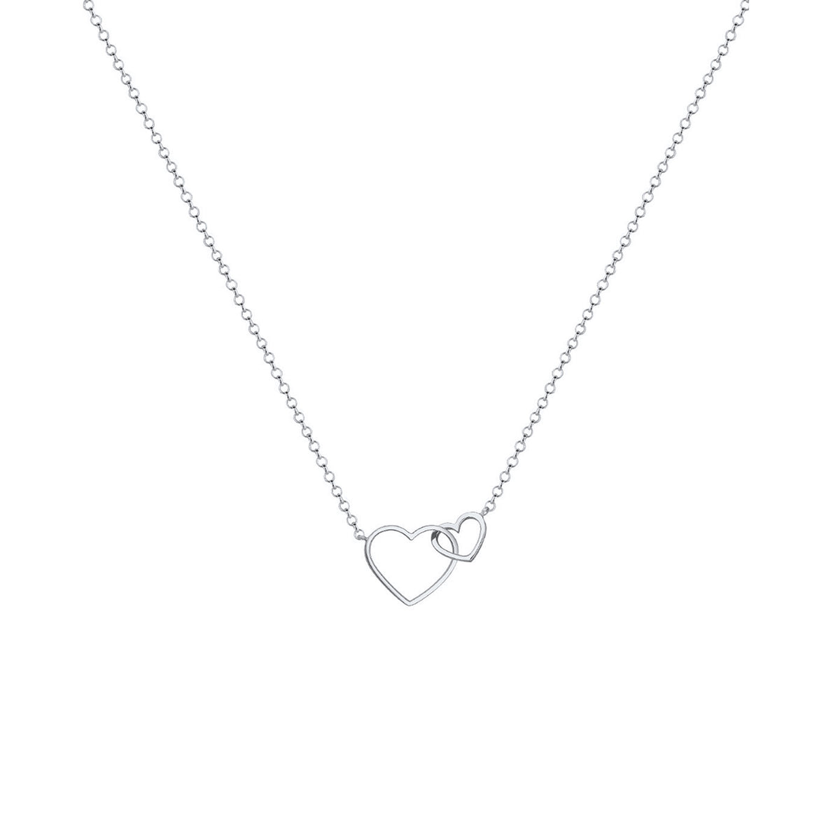 Silber - Elli | Halskette Herz | 925er Sterling Silber