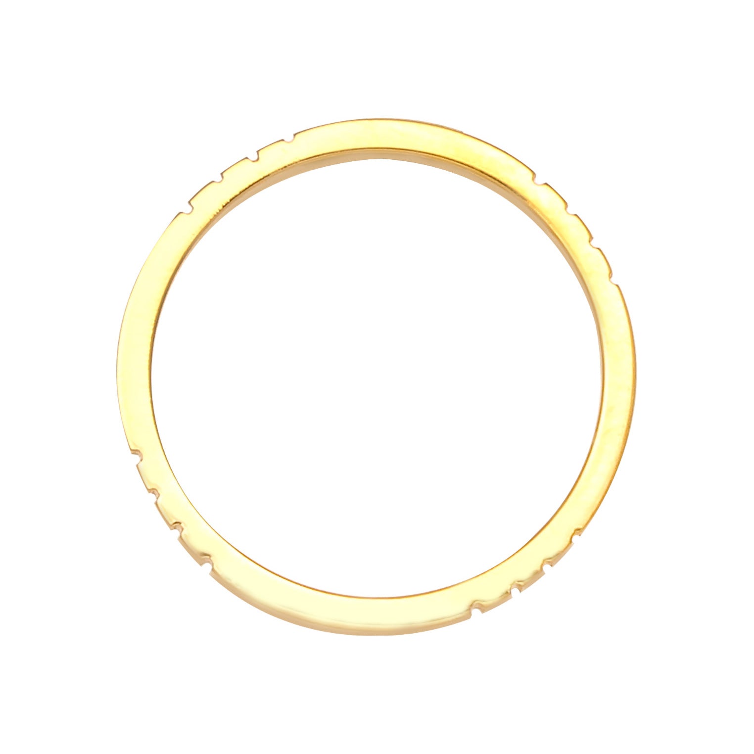 Gold - Elli | Ring Geo | 925 Sterling Silber vergoldet