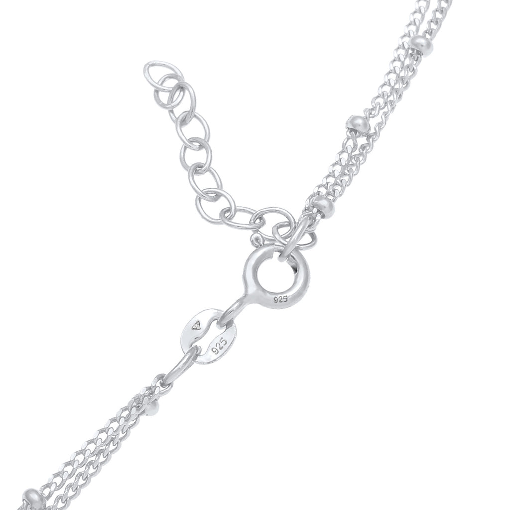Silber - Elli | Kugel-Choker Stern | 925er Sterling Silber