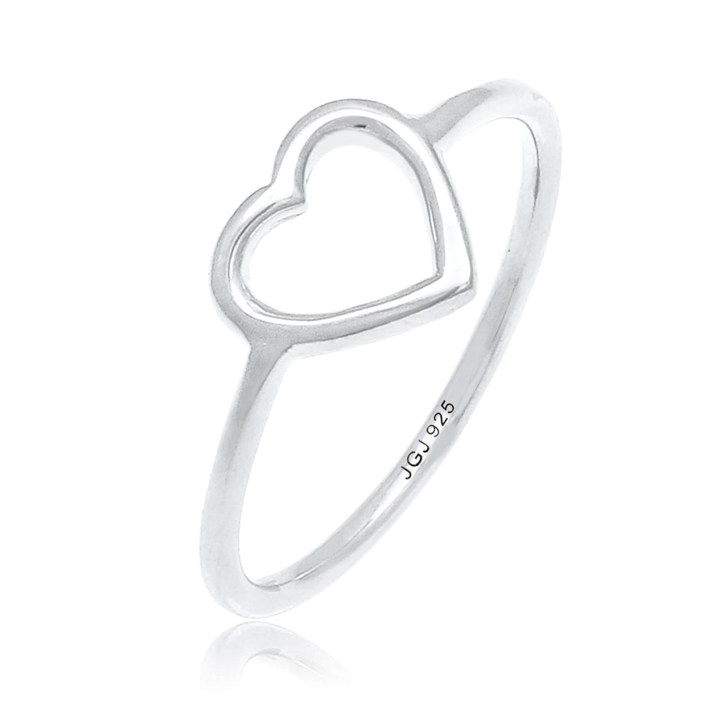 Silber - Elli | Ring Herz | 925er Sterling Silber