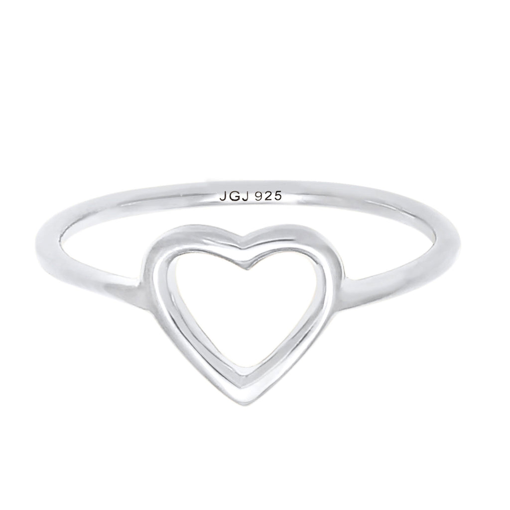 Silber - Elli | Ring Herz | 925er Sterling Silber