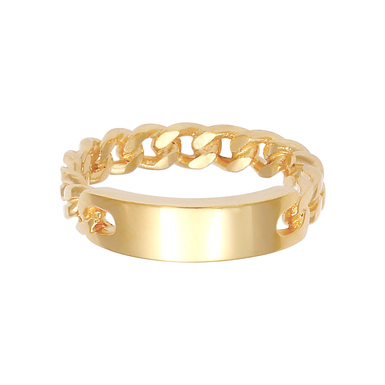 Gold - Elli | Ring Knoten | 925 Sterling Silber vergoldet